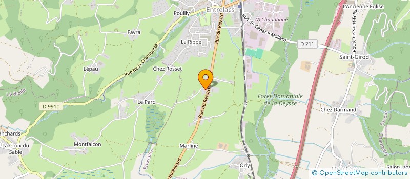 localisation de l'entreprise SCI NAMASTE  ENTRELACS