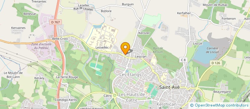 localisation de l'entreprise SCI NAMASTE SUN  SAINT-AVE