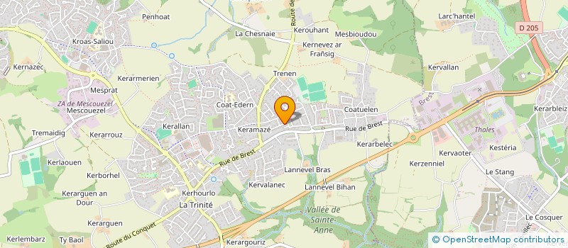 localisation de l'entreprise SCI NAMASTHEY  PLOUZANE