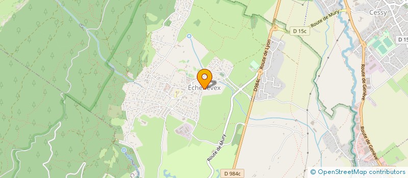 localisation de l'entreprise SCI NAMATHA  ECHENEVEX