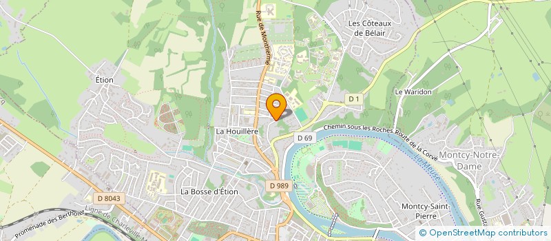 localisation de l'entreprise SCI NAMAZ  CHARLEVILLE-MEZIERES