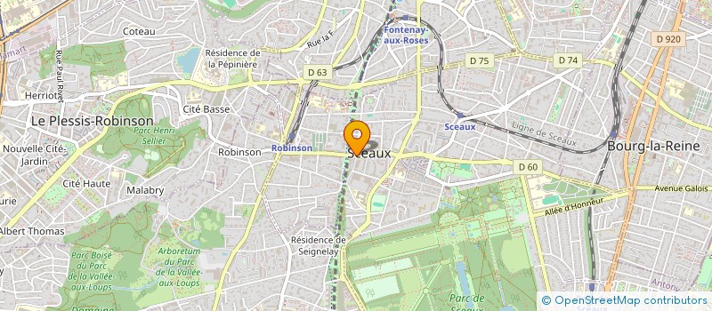 localisation de l'entreprise SCI NAME ON THE DOOR à SCEAUX