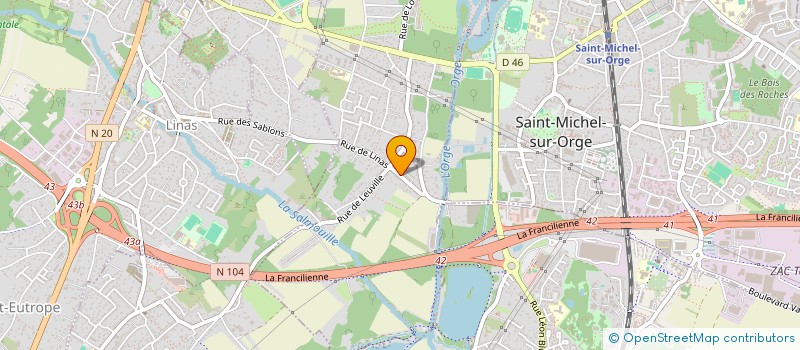 localisation de l'entreprise SCI NAMEL  LONGPONT-SUR-ORGE