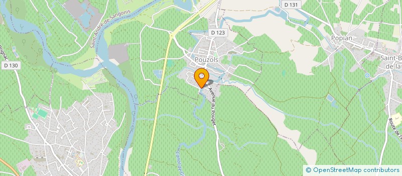 localisation de l'entreprise SCI NAMI  POUZOLS