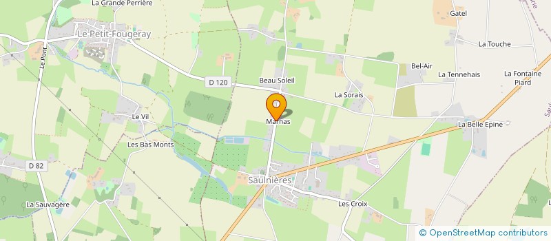 localisation de l'entreprise SCI NAMIA à SAULNIERES