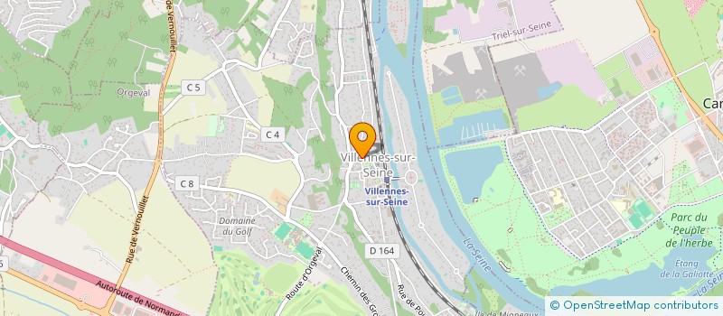 localisation de l'entreprise SCI NAMIBIE DUCELLIER GAY  VILLENNES-SUR-SEINE