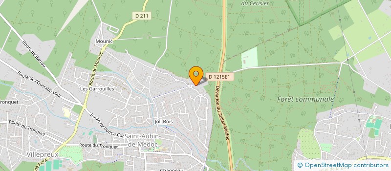 localisation de l'entreprise SCI NAMIC  SAINT-AUBIN-DE-MEDOC