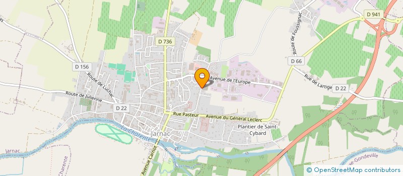 localisation de l'entreprise SCI NAMIELIE à JARNAC
