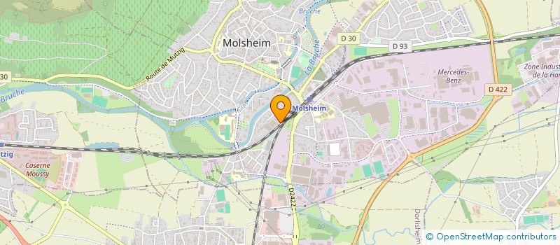 localisation de l'entreprise SCI NAMIRE-T  MOLSHEIM