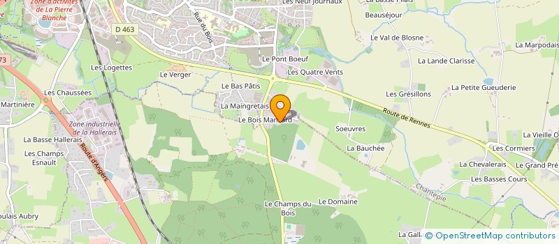 localisation de l'entreprise SCI NAMJ  VERN-SUR-SEICHE