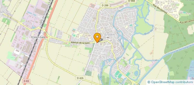 localisation de l'entreprise SCI NAMO  ERSTEIN