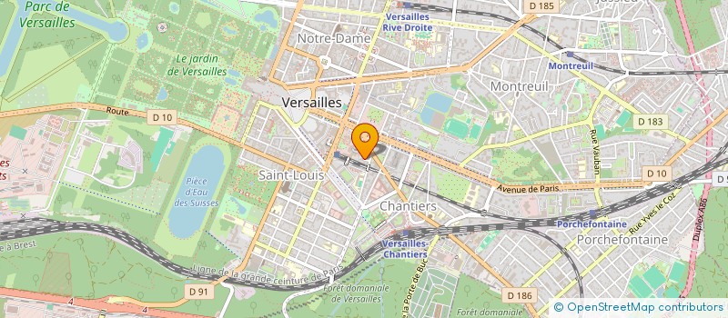 localisation de l'entreprise SCI NAMONROL à VERSAILLES
