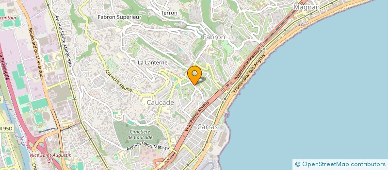 localisation de l'entreprise SCI NAMUCA à NICE
