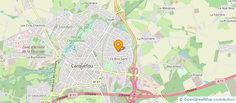 localisation de l'entreprise SCI NAMUCA  CARQUEFOU