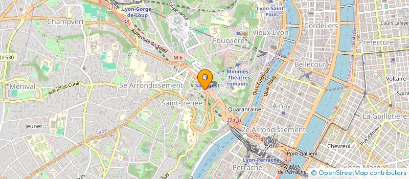 localisation de l'entreprise SCI NAMY  LYON 5EME