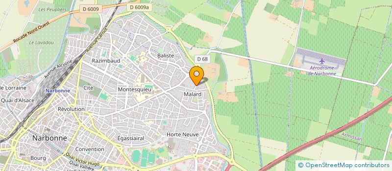 localisation de l'entreprise SCI NANA à NARBONNE