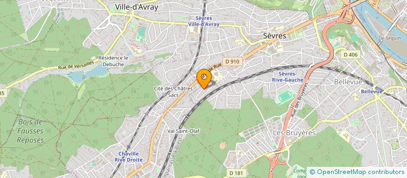 localisation de l'entreprise SCI NANAIS à SEVRES