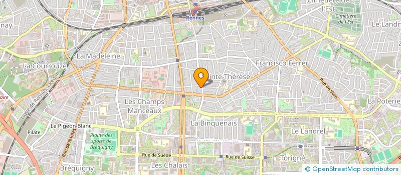 localisation de l'entreprise SCI NANCEL à RENNES