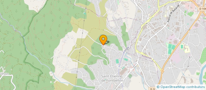 localisation de l'entreprise SCI NANCY 07  SAINT-ETIENNE-DE-FONTBELLON