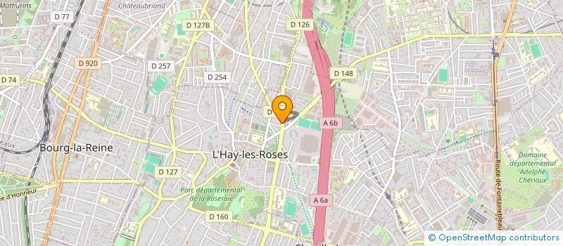 localisation de l'entreprise SCI NANCY  L'HAY-LES-ROSES