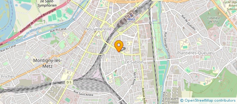 localisation de l'entreprise SCI NANCY CENTRE  METZ