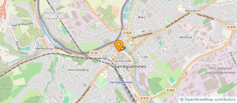 localisation de l'entreprise SCI NANCY FROUARD à SARREGUEMINES