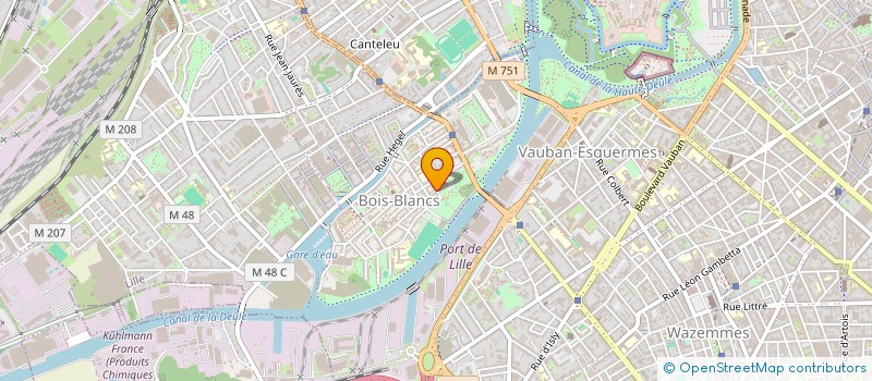 localisation de l'entreprise SCI NANFRAY 24 à LILLE