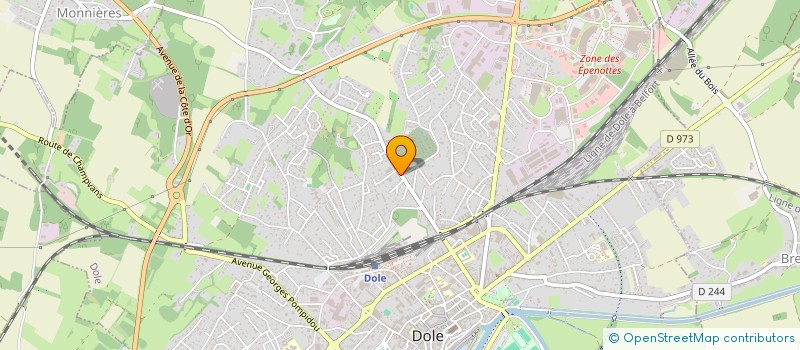 localisation de l'entreprise SCI NANI à DOLE