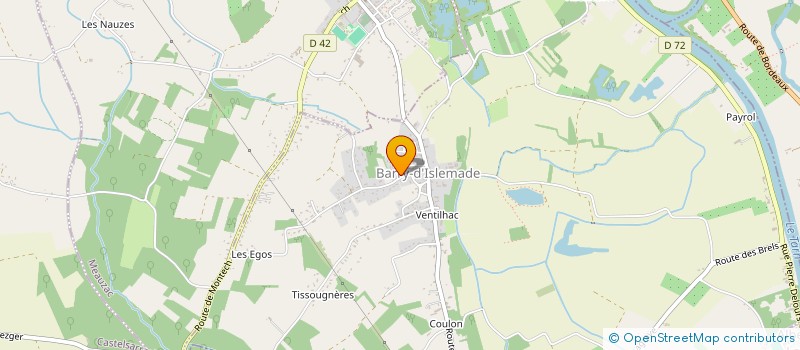 localisation de l'entreprise SCI NANI  BARRY-D'ISLEMADE