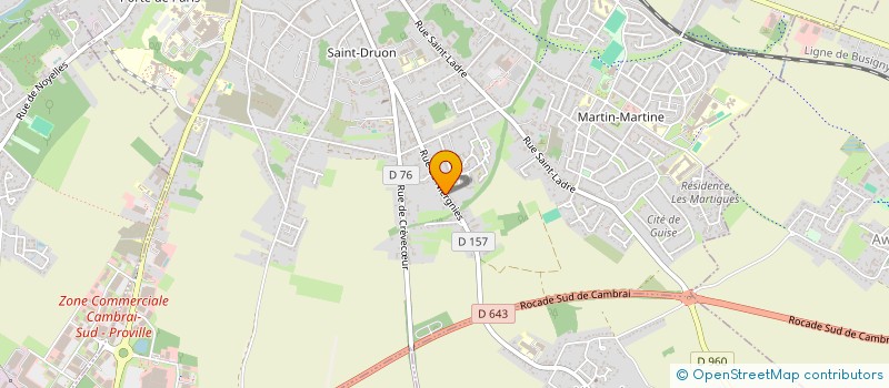 localisation de l'entreprise SCI NANIJUMAAL à CAMBRAI