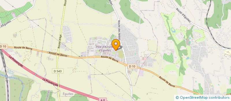 localisation de l'entreprise SCI NANO  EGUILLES