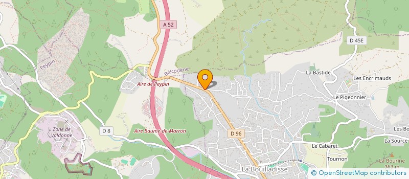 localisation de l'entreprise SCI NANO  LA BOUILLADISSE