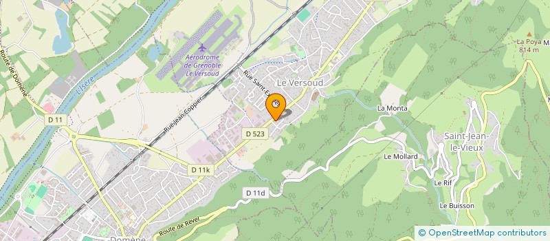 localisation de l'entreprise SCI NANO & BRO  LE VERSOUD