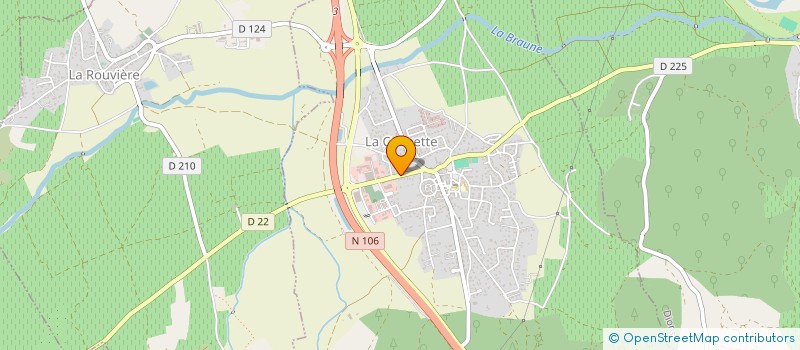 localisation de l'entreprise SCI NANOU  LA CALMETTE