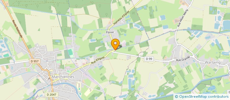 localisation de l'entreprise SCI NANOU  MARCHIENNES