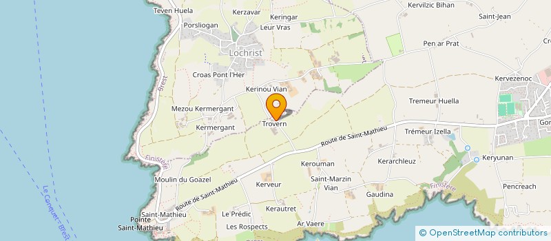 localisation de l'entreprise SCI NANOU CORPORATION  PLOUGONVELIN