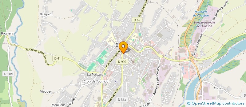 localisation de l'entreprise SCI NANOUBE  BELLEY