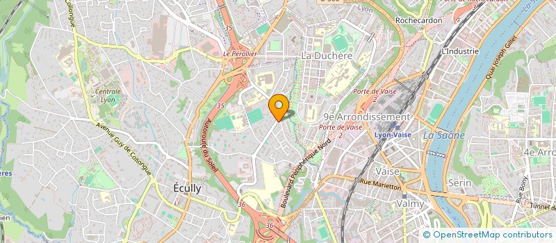 localisation de l'entreprise SCI NANOUCHKA  LYON