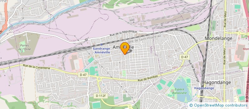 localisation de l'entreprise SCI NANOUPHYLLUM  AMNEVILLE