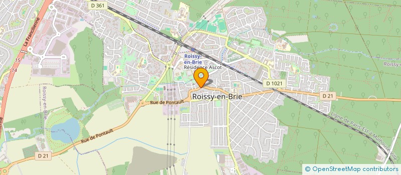 localisation de l'entreprise SCI NANSAS  ROISSY-EN-BRIE