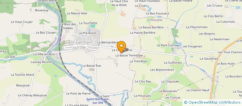 localisation de l'entreprise SCI NANTAISE  14  SAINT-SULPICE-LA-FORET