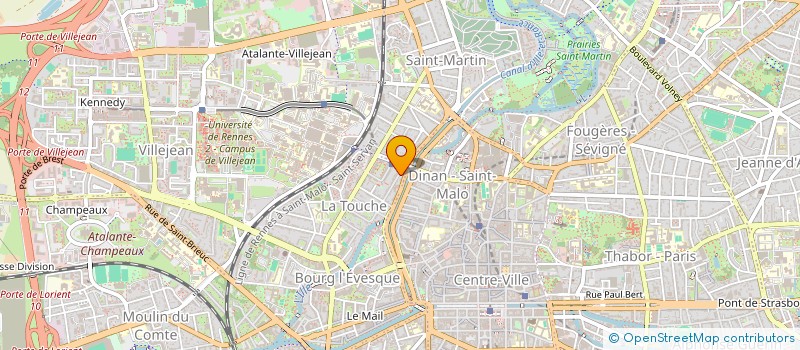 localisation de l'entreprise SCI NANTAISE  RENNES