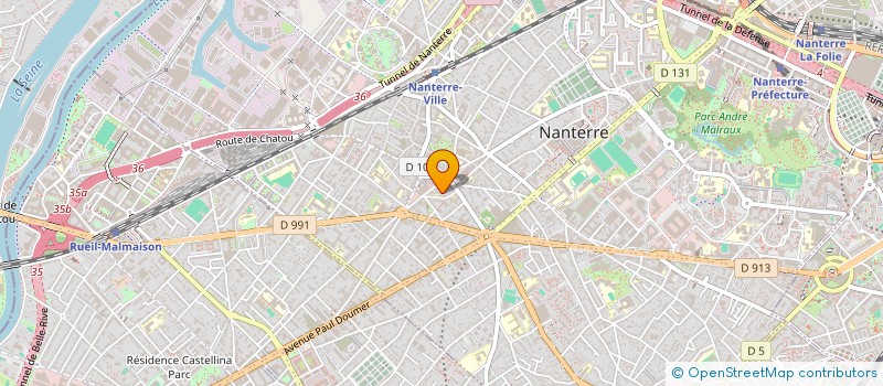 localisation de l'entreprise SCI NANTERRE SK2  NANTERRE