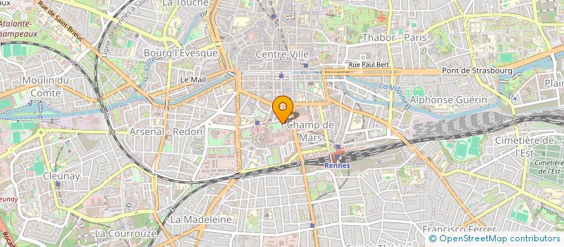 localisation de l'entreprise SCI NANTES-DUCHESSE ANNE  RENNES