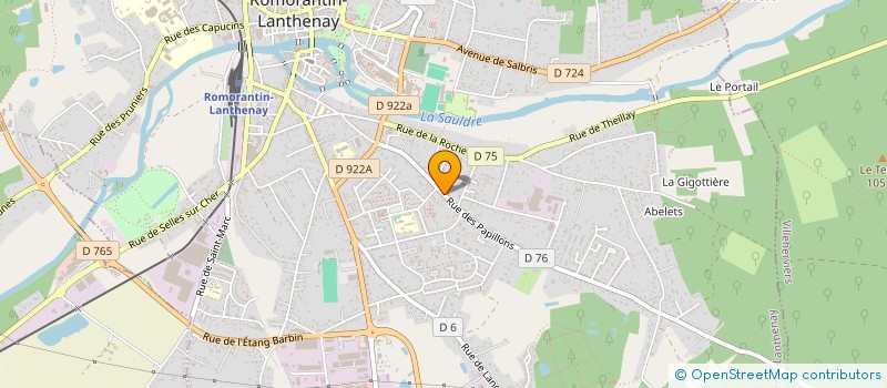 localisation de l'entreprise SCI NANTES GALLARD  ROMORANTIN-LANTHENAY