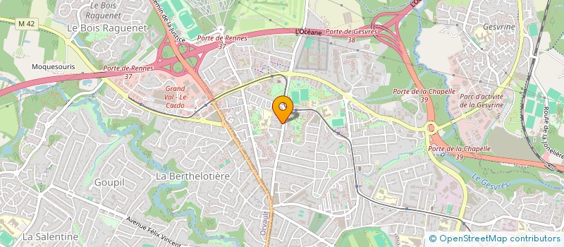 localisation de l'entreprise SCI NANTES-LA CHAPELLE à NANTES