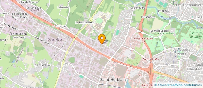 localisation de l'entreprise SCI NANTES LA CHAUVINIERE à NANTES