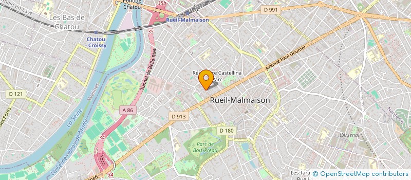 localisation de l'entreprise SCI NANTES MENARD à RUEIL-MALMAISON