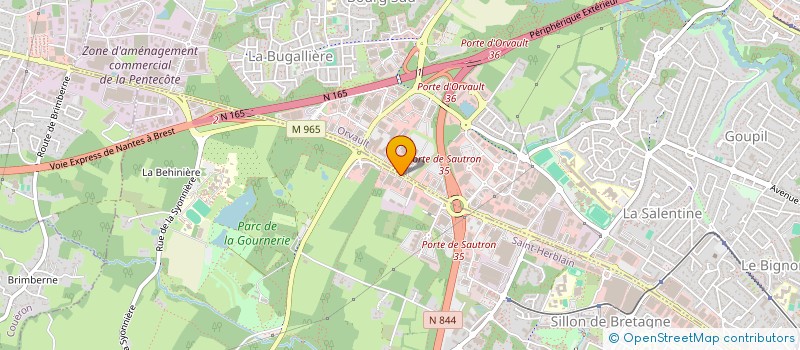 localisation de l'entreprise SCI NANTES VANNES 246  SAINT-HERBLAIN