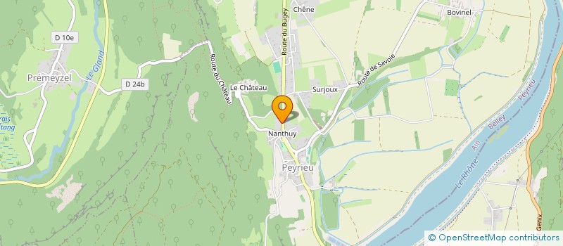 localisation de l'entreprise SCI NANTHUYS  PEYRIEU